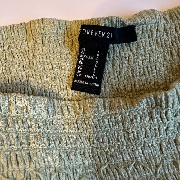 Light Green Forever 21 Skirt - Picture 3 of 6